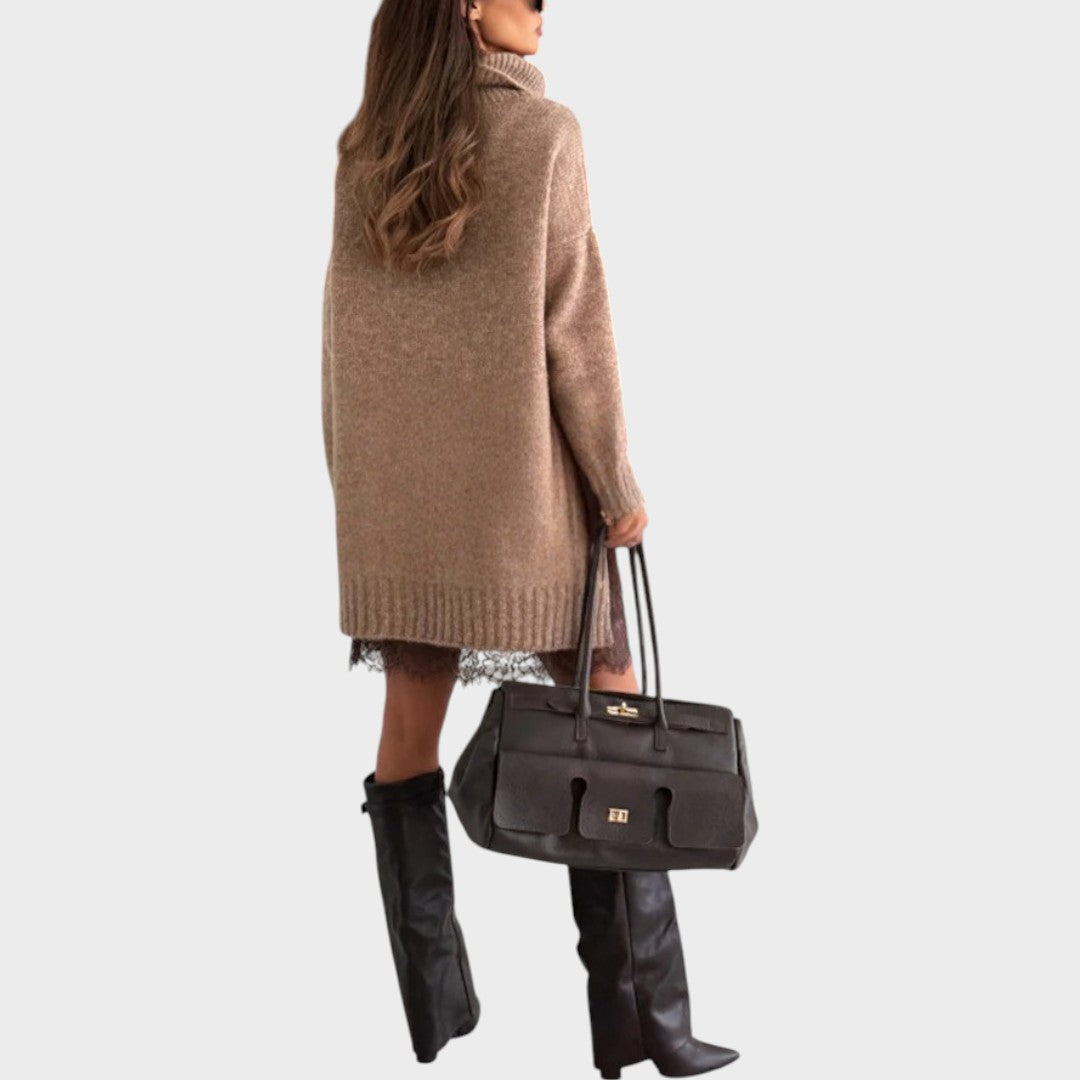 Dulce | Conjunto de Vestido com Camisola de Lã