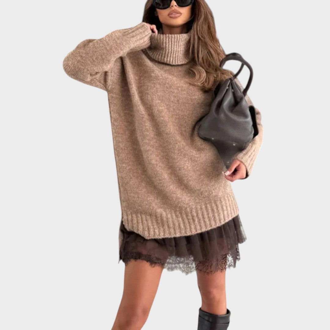 Dulce | Conjunto de Vestido com Camisola de Lã