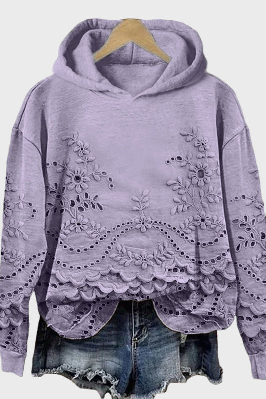 Sara | Sweat Com Detalhe Floral
