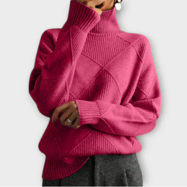 Stela | Camisola de Malha com Gola Alta