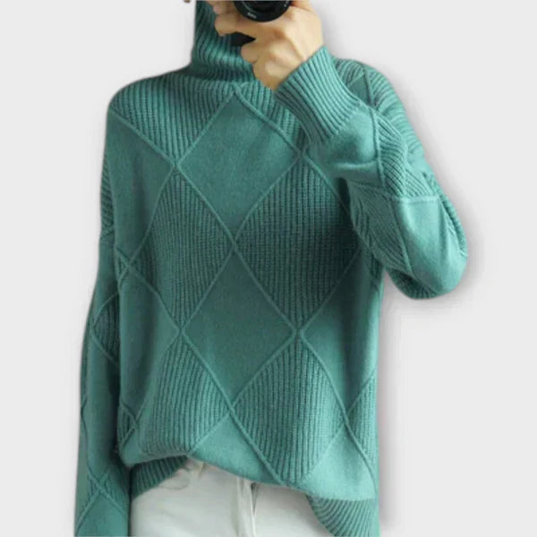 Stela | Camisola de Malha com Gola Alta