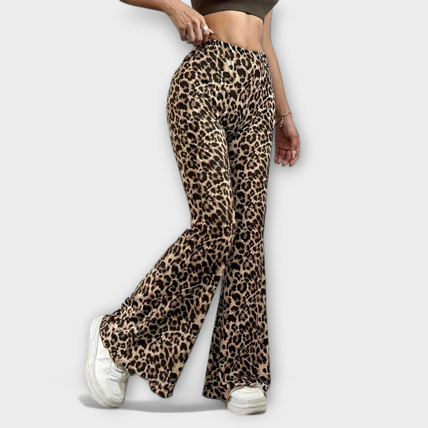 Edna | Calças Flare Leopardo