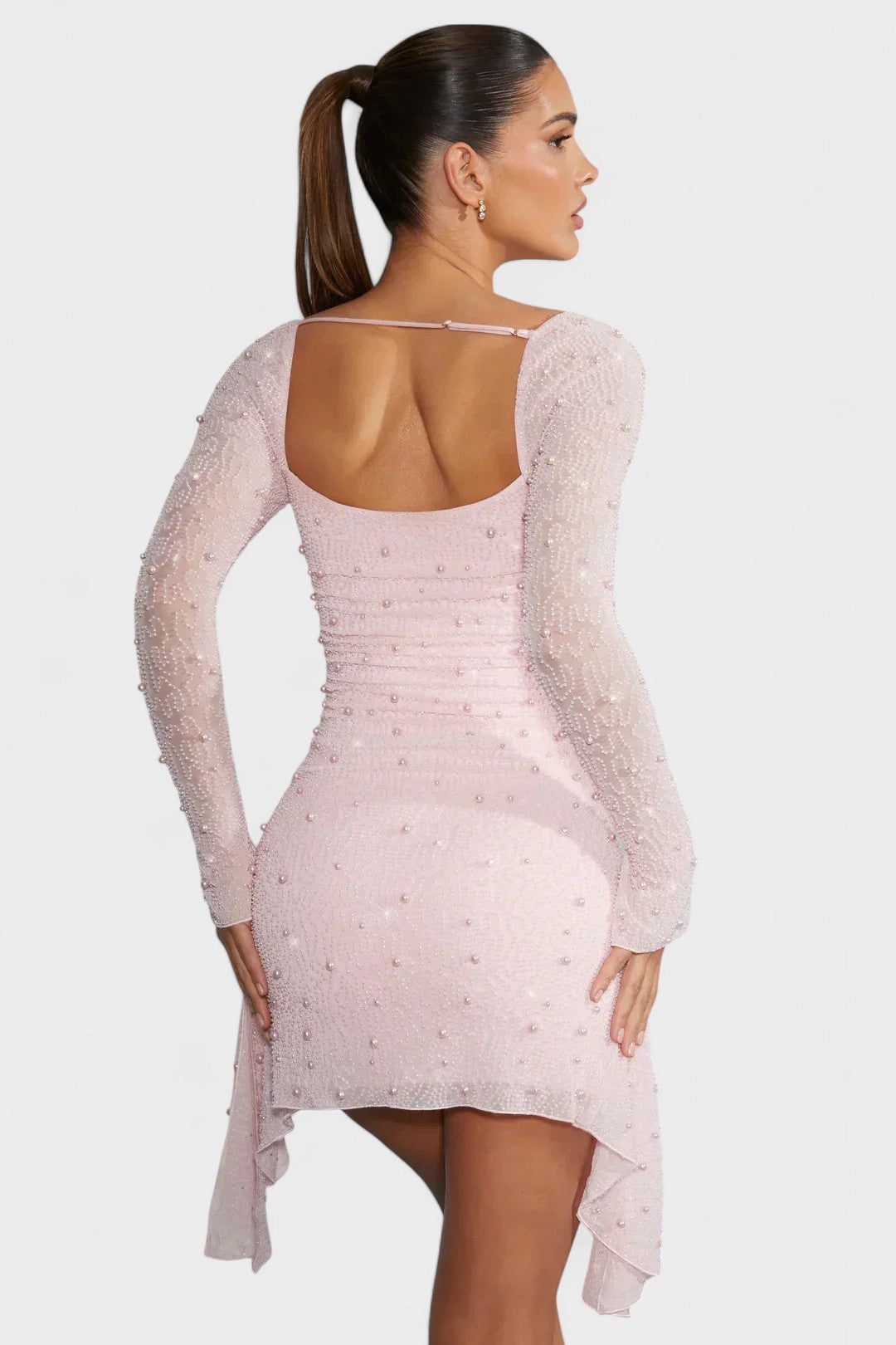 Maria | Vestido Brilhante com Renda