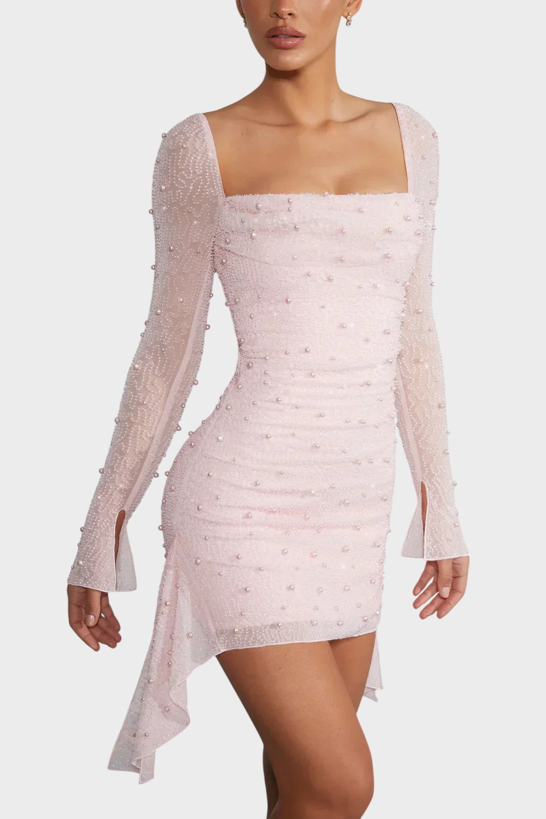 Maria | Vestido Brilhante com Renda