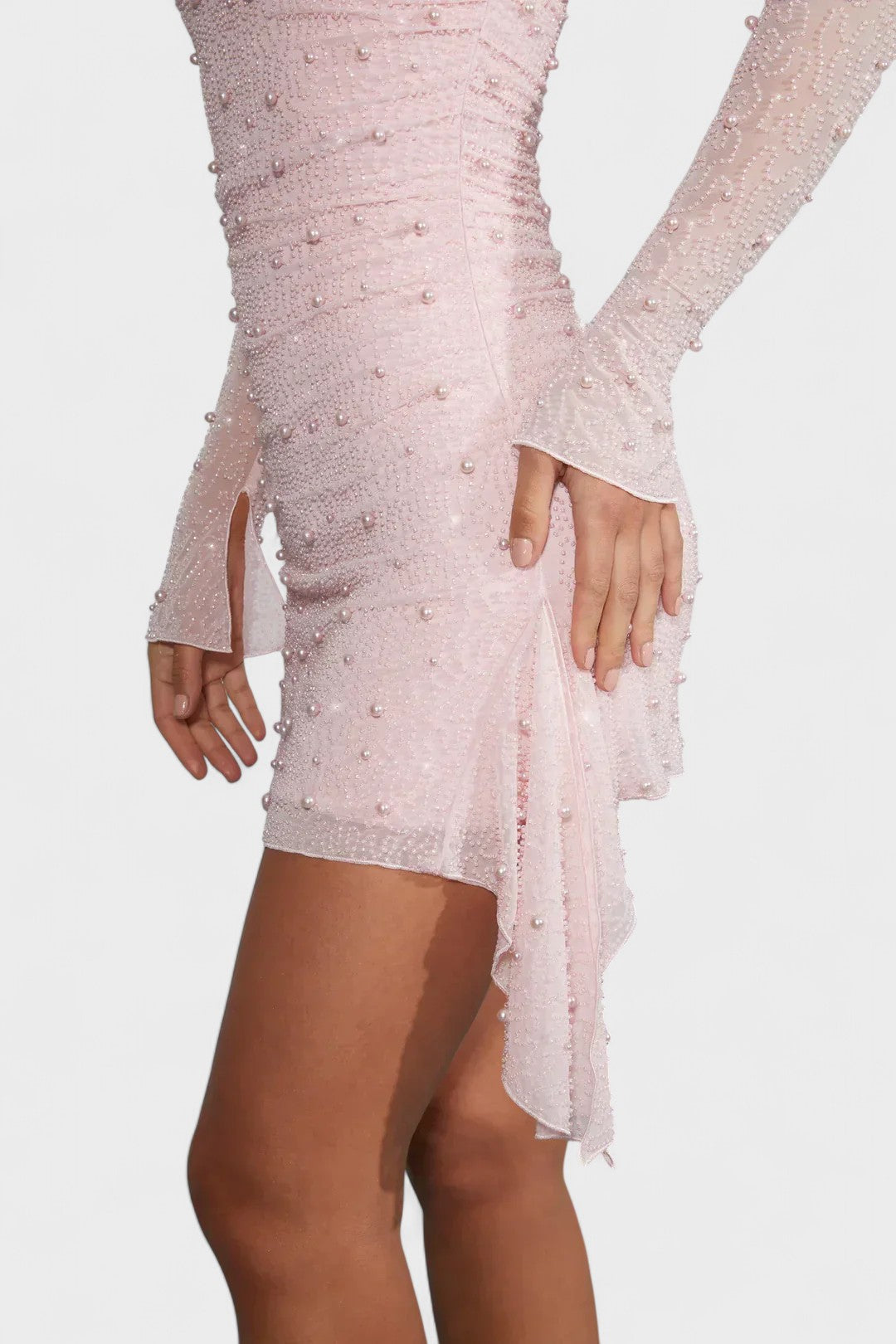 Maria | Vestido Brilhante com Renda
