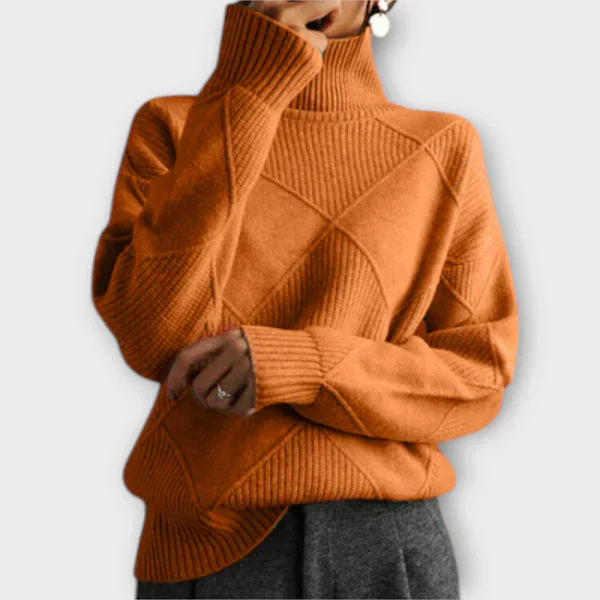 Stela | Camisola de Malha com Gola Alta
