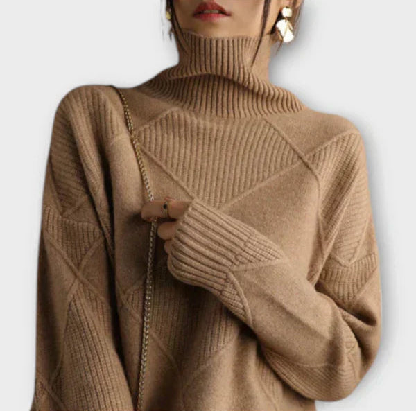 Stela | Camisola de Malha com Gola Alta