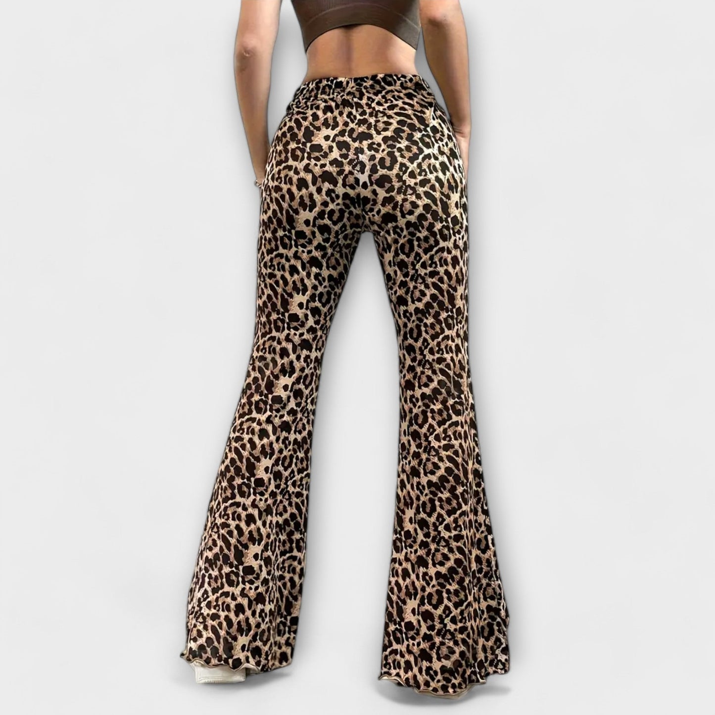 Edna | Calças Flare Leopardo