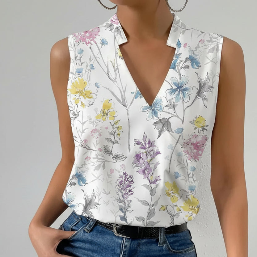 Bianca | Blusa Curta sem Mangas