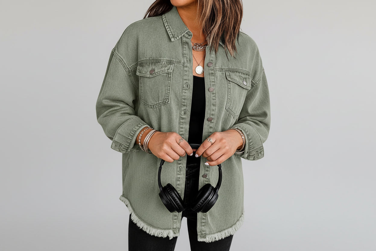 Ana | Casaco Clássico de Ganga