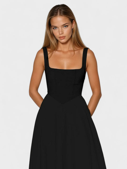 Marlene | Vestido Elegante de Alças