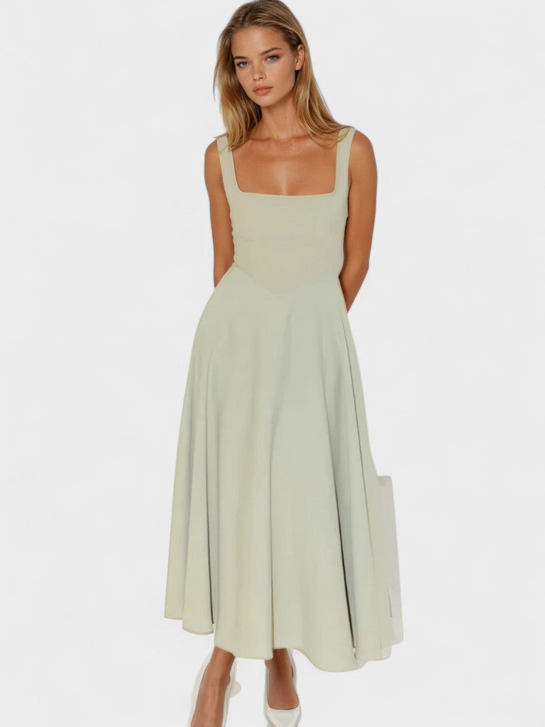 Marlene | Vestido Elegante de Alças
