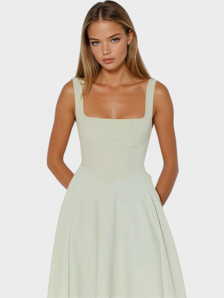 Marlene | Vestido Elegante de Alças