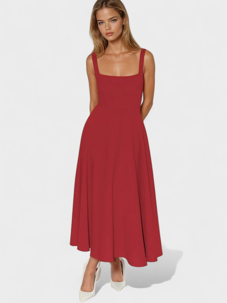 Marlene | Vestido Elegante de Alças