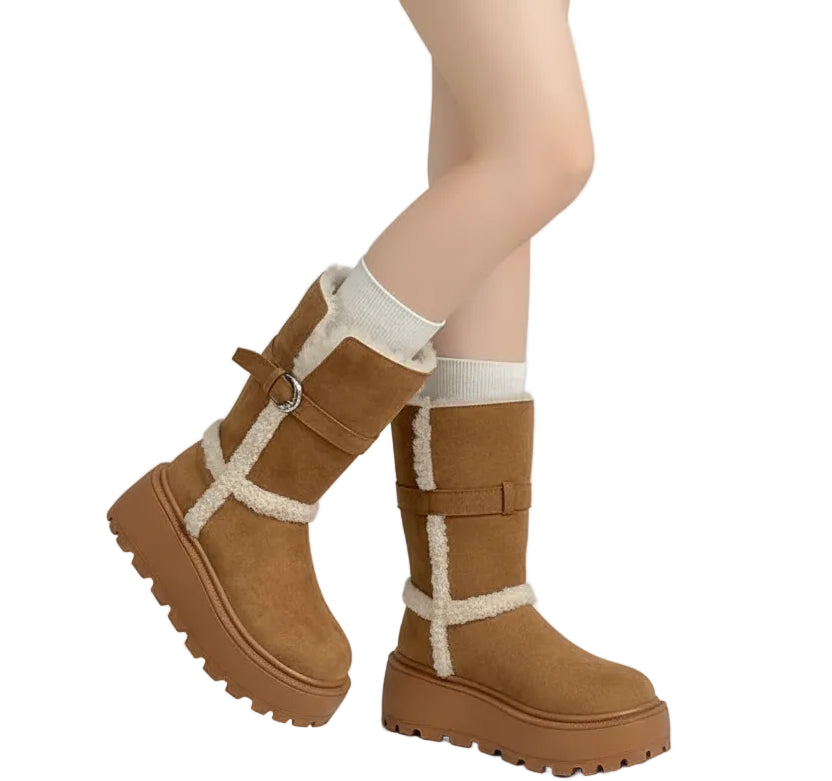 Lia | Botas em Pantufas com Pelo Interior