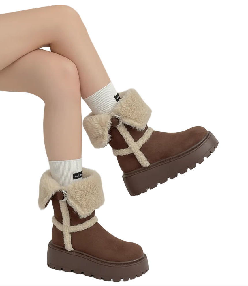 Lia | Botas em Pantufas com Pelo Interior
