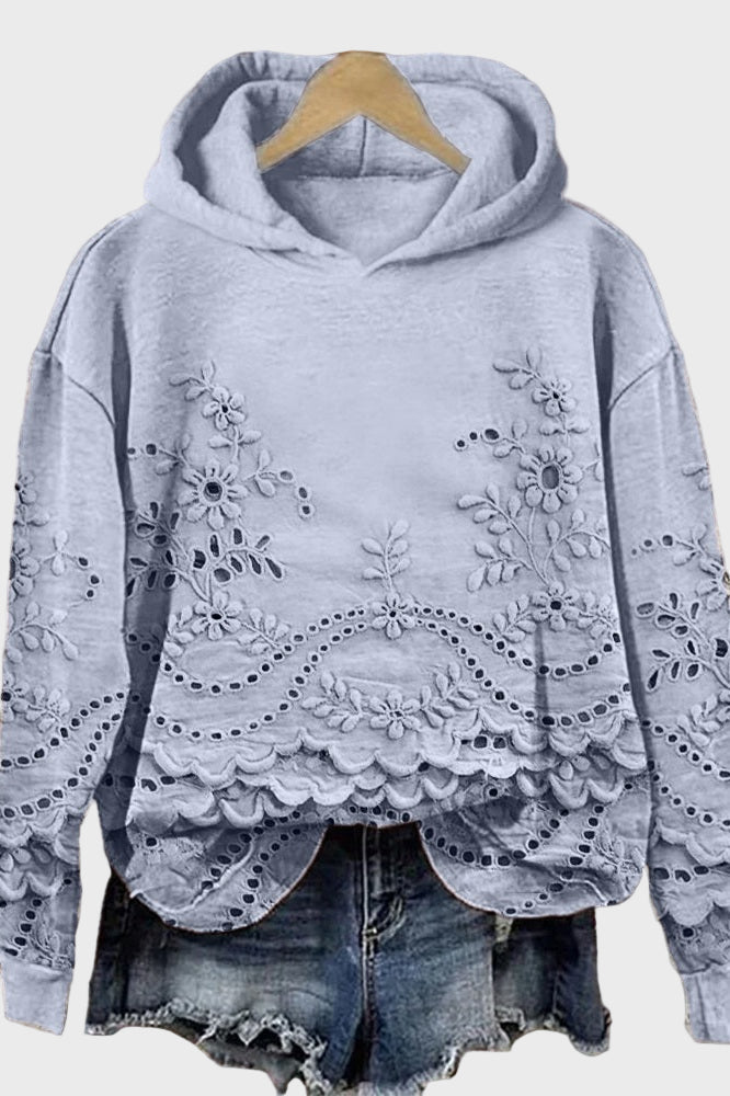 Sara | Sweat Com Detalhe Floral