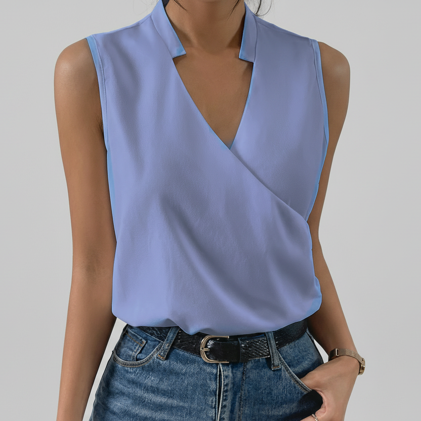Bianca | Blusa Curta sem Mangas
