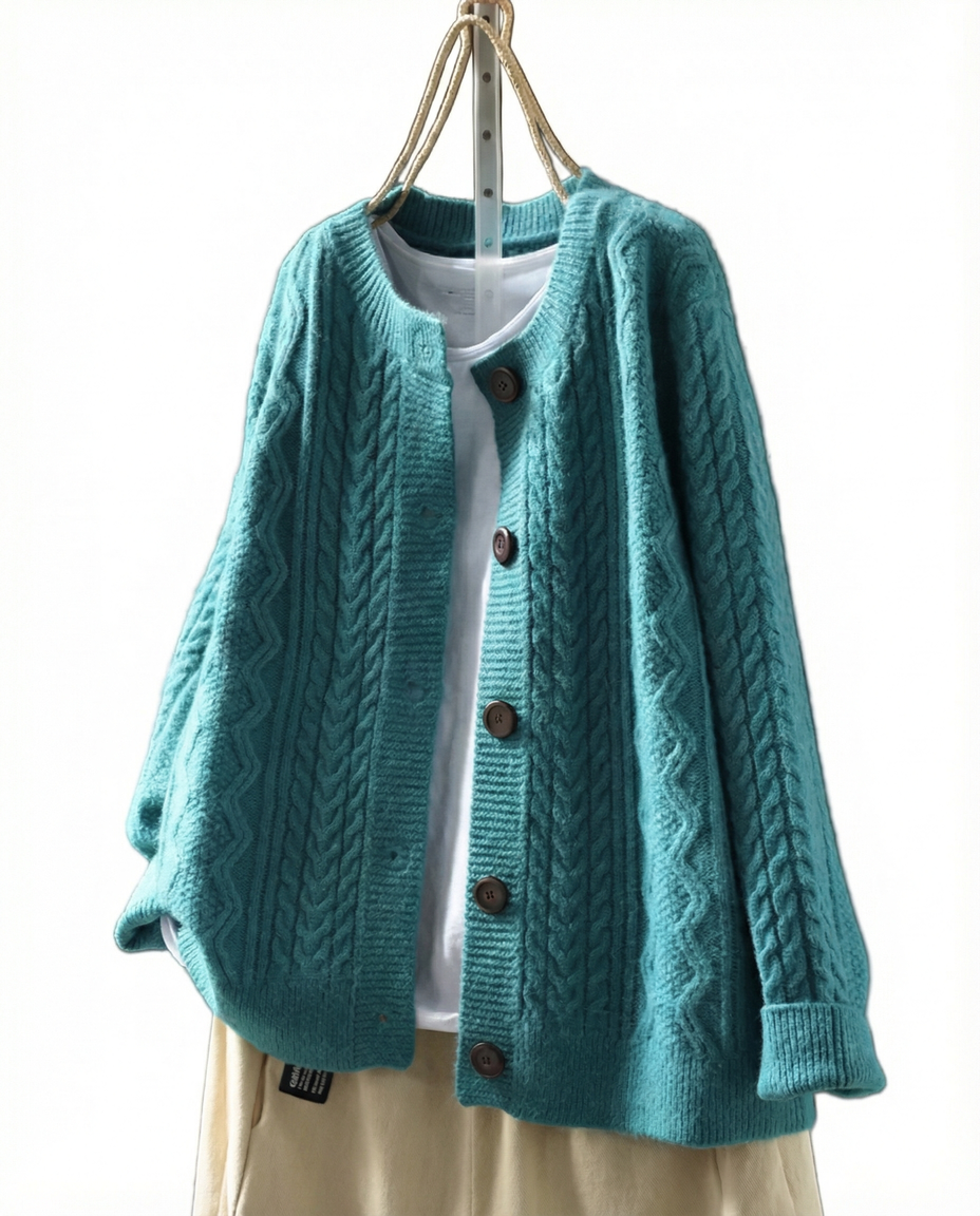Celeste | Cardigan de Malha em Trança