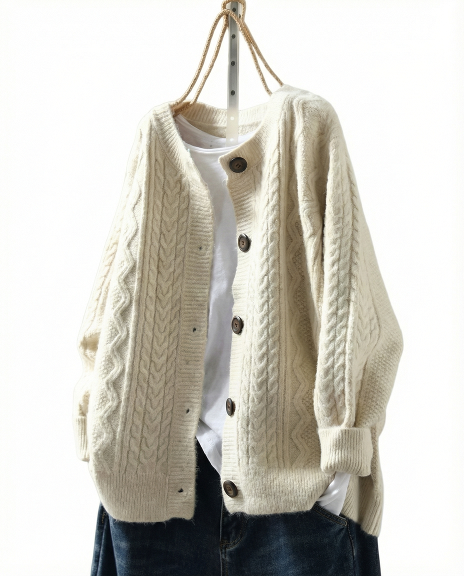 Celeste | Cardigan de Malha em Trança
