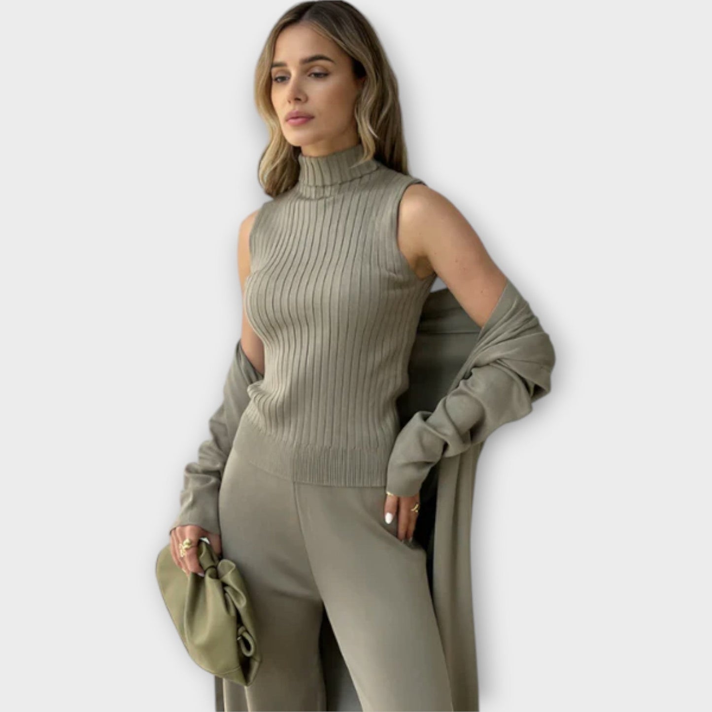 Deise | Conjunto de Malha de 3 Peças