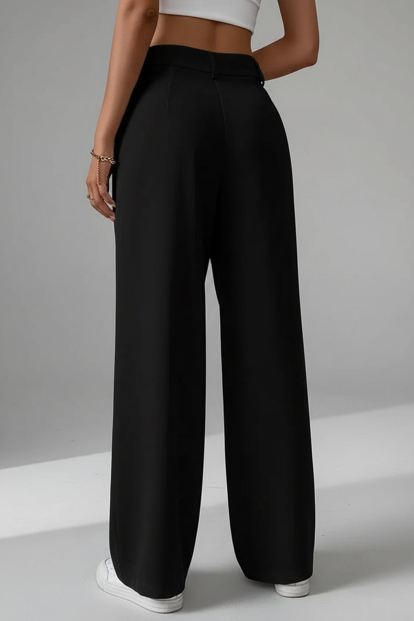 Ema | Calças Wide-Leg Elegantes